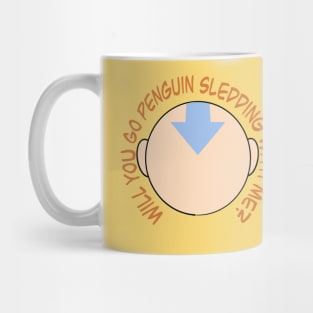 Will you go penguin sledding with me? Mug